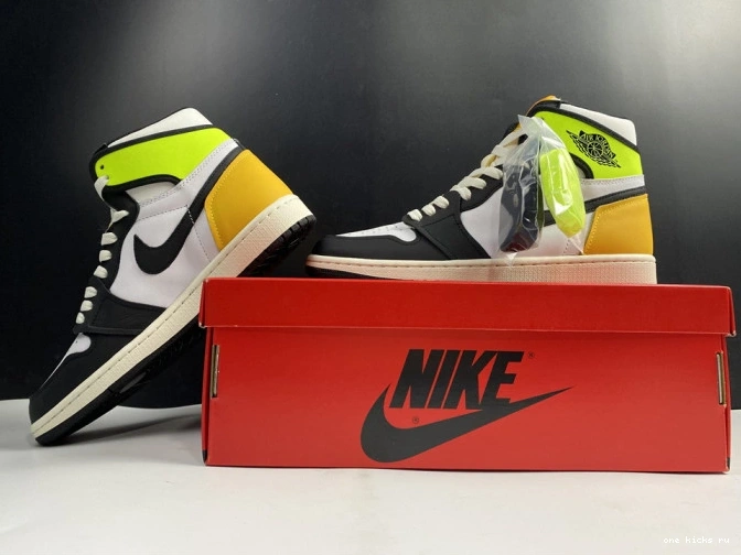 Cheap GOLD' JORDAN HIGH AIR OG 1 RETRO 'VOLT 555088-118 0719